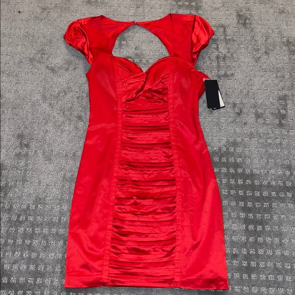 NWT Red GUESS Bodycon Dress